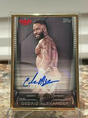 Cedric Alexander [Gold] #FR-CA Wrestling Cards 2021 Topps WWE Undisputed Framed Autographs Prices