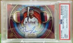 Bryan Acuna [Red] #IADR-BA Baseball Cards 2022 Bowman Inception Autograph Dual Relics Prices