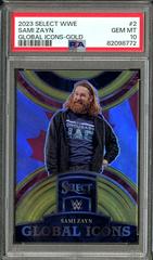 Sami Zayn [Gold] Wrestling Cards 2023 Panini Select WWE Global Icons Prices