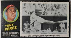 Tony Perez Baseball Cards 1971 Topps Greatest Moments Prices