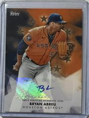 Bryan Abreu [Gold] #BSA-BA Baseball Cards 2024 Topps Baseball Stars Autograph Prices