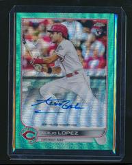 Alejo Lopez [Aqua] #RA-AL Baseball Cards 2022 Topps Chrome Rookie Autographs Prices