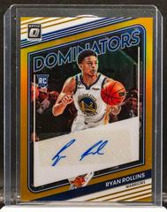 Ryan Rollins [Gold] #RDS-RYR Basketball Cards 2022 Panini Donruss Optic Rookie Dominators Signatures Prices