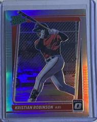 Kristian Robinson [Holo] #RP8 Baseball Cards 2021 Panini Donruss Optic Rated Prospect Prices