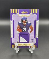 Jordan Addison [Gold] #ARM-10 Football Cards 2023 Panini Absolute Rookie Materials Prices