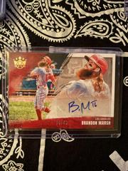 Brandon Marsh [Gold] #DKS-BM Baseball Cards 2022 Panini Diamond Kings DK Signatures Prices