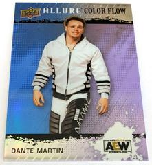 Dante Martin [Blue Purple] #R-10 Wrestling Cards 2022 Upper Deck Allure AEW Color Flow Prices