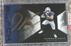 Dawson Knox [Gold] Football Cards 2022 Panini Black Shadow Ink Autographs Prices