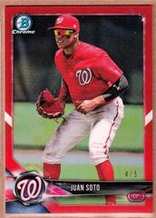 Juan Soto [Red Refractor] #BCP-52 Baseball Cards 2018 Bowman Chrome Prospects Prices