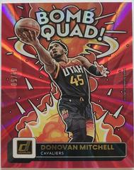 Donovan Mitchell [Pink Laser] #13 Basketball Cards 2022 Panini Donruss Bomb Squad Prices