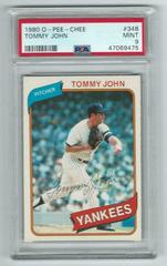 Tommy John Baseball Cards 1980 O Pee Chee Prices