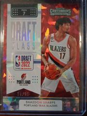 Shaedon Sharpe [Cracked Ice] #5 Basketball Cards 2022 Panini Contenders Draft Class Prices