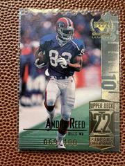 Andre Reed [Century Collection] #72 Football Cards 1999 Upper Deck Century Legends Prices