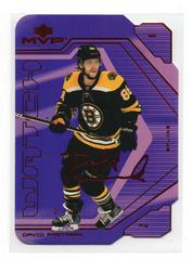 David Pastrnak [Purple] #10 Hockey Cards 2021 Upper Deck MVP Colors and Contours Prices