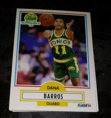 Dana Barros Basketball Cards 1990 Fleer Prices