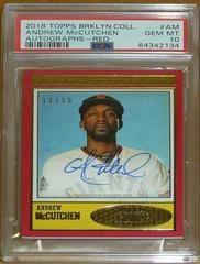 Andrew McCutchen [Red] Baseball Cards 2018 Topps Brooklyn Collection Autographs Prices
