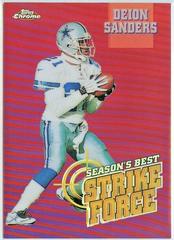 Deion Sanders [Refractor] #SB21 Football Cards 1999 Topps Chrome Season's Best Prices