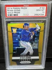 Ryan Goins [Gold Prizm] #192 Baseball Cards 2014 Panini Prizm Prices