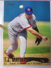 TJ Mathews Baseball Cards 1996 Fleer Prices