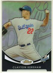 Clayton Kershaw [Refractor] #106 Baseball Cards 2010 Finest Prices