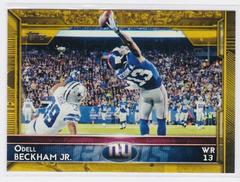 Odell Beckham Jr. [One Hand Catch Gold] Football Cards 2015 Topps Prices