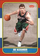 Joe Alexander #169 Basketball Cards 2008 Fleer 1986-87 Rookies Prices