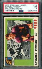 Gaynell Tinsley [Whizzer White Bio] #14 Football Cards 1955 Topps All American Prices