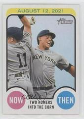 Aaron Judge #NAT-14 Baseball Cards 2022 Topps Heritage Now and Then Prices