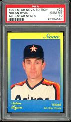 Nolan Ryan [All Star Stats] #22 Baseball Cards 1991 Star Nova Edition Prices