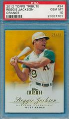 Reggie Jackson [Orange] Baseball Cards 2012 Topps Tribute Prices