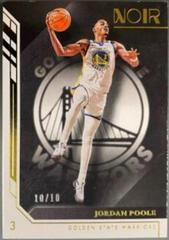 Jordan Poole [Gold] #1 Basketball Cards 2022 Panini Noir Prices