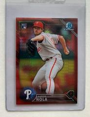 Aaron Nola [Red Refractor] #30 Baseball Cards 2016 Bowman Chrome Prices