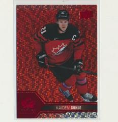 Kaiden Guhle [Red Champagne] Hockey Cards 2022 Upper Deck Team Canada Juniors Prices