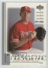 Brandon Duckworth Baseball Cards 2001 Upper Deck Reserve Prices