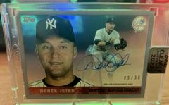 Derek Jeter #55RA-DJ Baseball Cards 2022 Topps Clearly Authentic 1955 Reimagining Autographs Prices