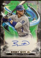 Bobby Witt Jr. [Green] #BRES-BW Baseball Cards 2023 Topps Inception Rookie and Emerging Stars Autographs Prices
