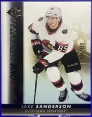 Jake Sanderson [Gold] Hockey Cards 2022 SP Prices
