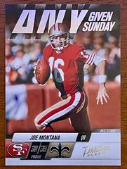 Joe Montana Football Cards 2022 Panini Prestige Any Given Sunday Prices