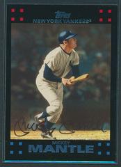 Mickey Mantle #7 Baseball Cards 2007 Topps Prices