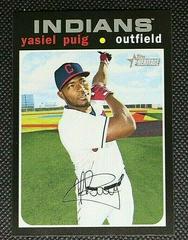 Yasiel Puig [Silver Name] #557 Baseball Cards 2020 Topps Heritage Prices