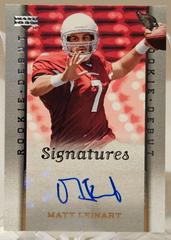Matt Leinart [Autograph] #243 Football Cards 2006 Upper Deck Rookie Debut Prices