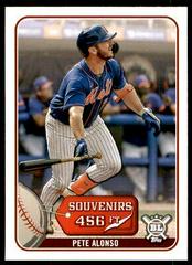 Pete Alonso #SO-19 Baseball Cards 2021 Topps Big League Souvenirs Prices