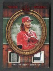 Jonathan India [Red] Baseball Cards 2022 Panini Diamond Kings Portrait Materials Prices