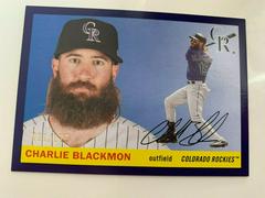 Charlie Blackmon [Purple] Baseball Cards 2020 Topps Archives Prices