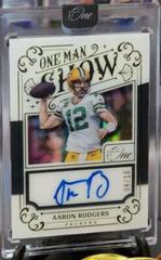 Aaron Rodgers [Man Show Autograph] #162 Football Cards 2022 Panini One Prices