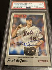 Jacob deGrom #JD Baseball Cards 2019 Topps Heritage Real One Autographs Prices