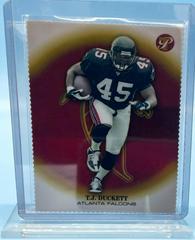 T.J. Duckett [Gold Refractor] #93 Football Cards 2002 Topps Pristine Prices
