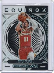 Trae Young #15 Basketball Cards 2022 Panini Obsidian Equinox Prices