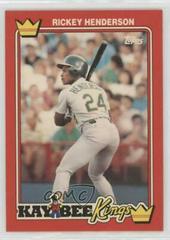 Rickey Henderson #15 Baseball Cards 1990 Kaybee Kings Prices