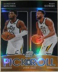 Rudy Gobert, Donovan Mitchell Basketball Cards 2021 Panini Contenders Optic Pick n Roll Prices